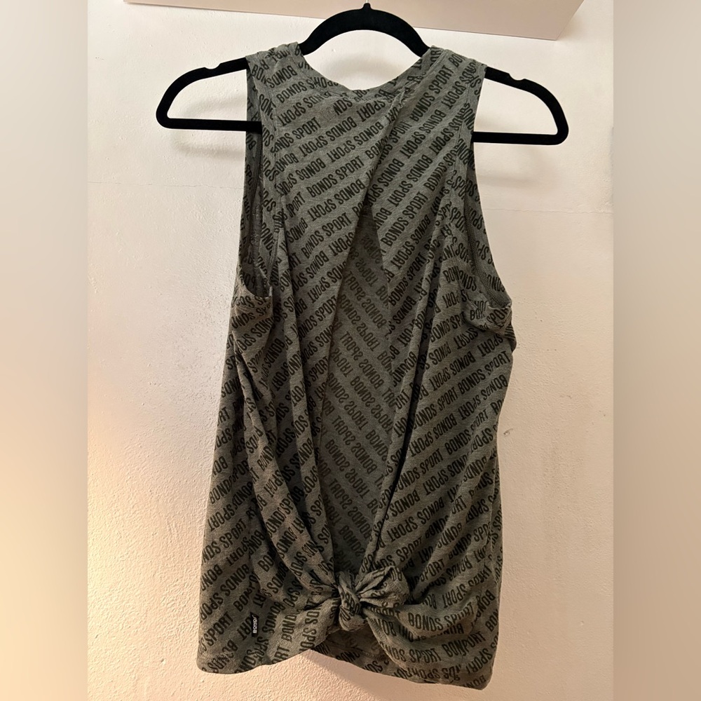 Bonds Sports Tie Back Sleeveless Top